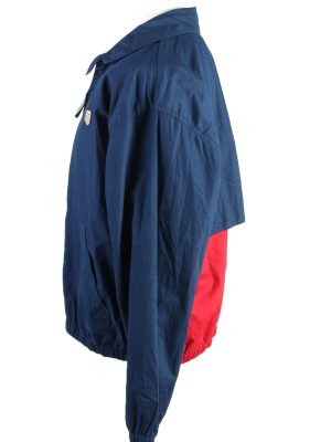 Vintage Chaps Ralph Lauren Windbreaker Lined Mens Jacket Coat L Navy -C1883-124430