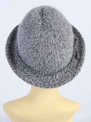 Vintage 1980s Fashion Womens Winter Knit Trilby Hat Multi HAT1038-122828