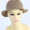 Vintage Mayser Milz 1980s Fashion Womens Knit Lined Trilby Hat Coffee HAT1099-0