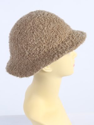 Vintage Mayser Milz 1980s Fashion Womens Knit Lined Trilby Hat Coffee HAT1099-123101