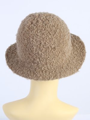 Vintage Mayser Milz 1980s Fashion Womens Knit Lined Trilby Hat Coffee HAT1099-123102