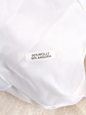 Vintage 1970s Fashion Womens Knit Lined Trilby Hat White HAT1109-123143