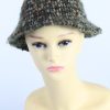 Vintage 1980s Fashion Womens Brim Knit Hat Multi HAT1126-0
