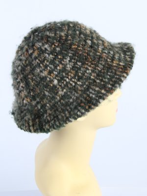 Vintage 1980s Fashion Womens Brim Knit Hat Multi HAT1126-123534