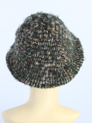 Vintage 1980s Fashion Womens Brim Knit Hat Multi HAT1126-123535