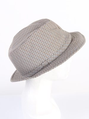 Vintage 1990s Fashion Mens Lined Trilby Hat Multi HAT1142-123838