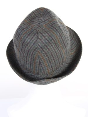 Vintage Chic 1990s Fashion Mens Lined Trilby Hat Multi HAT1149-123867