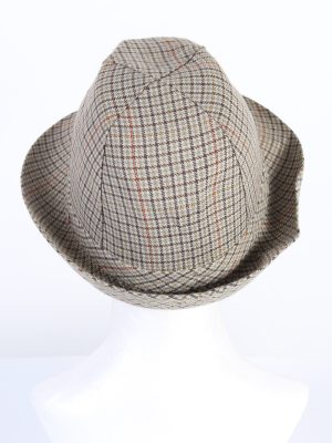 Vintage 1980s Fashion Mens Trilby Hat Multi HAT1156-123895