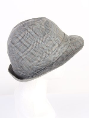 Vintage Best Quality 1980s Fashion Mens Trilby Hat Grey HAT1159-123906