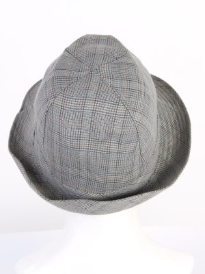 Vintage Best Quality 1980s Fashion Mens Trilby Hat Grey HAT1159-123907
