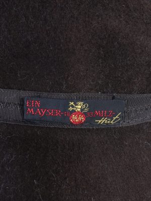 Vintage Mayser 1980s Fashion Womens Trilby Hat Brown HAT1182-124323