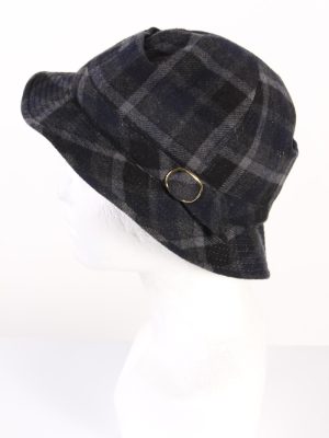 Vintage Caps&Hats 1990s Fashion Lined Winter Hat Multi HAT961-122068