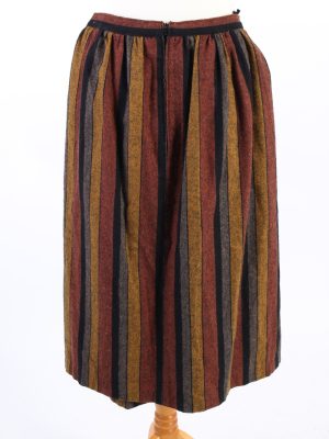 Vintage Long Lined Printed Skirt Multi SK072-121911