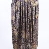 Vintage Long Lined Printed Skirt 12 Multi SK090-0