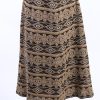 Vintage Long Lined Printed Skirt Multi SK093-0