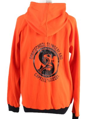 Vintage Budo Sport Womens Tracksuit Top 7 Orange -SW2430-122359