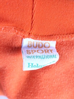 Vintage Budo Sport Womens Tracksuit Top 7 Orange -SW2430-122360