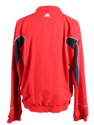 Vintage Adidas Mens Full Zip Tracksuit Top 44/46 Red -SW2456-124048
