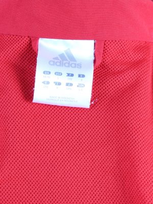 Vintage Adidas Mens Full Zip Tracksuit Top 44/46 Red -SW2456-124049