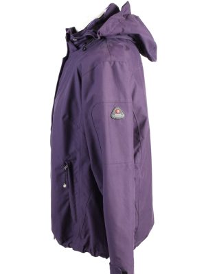 Vintage Killtec Lined Womens Puffer Coat Jacket 42 Purple -C1898-125708