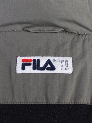 Vintage Fila Lined Mens Puffer Jacket Coat XL Khaki -C1910-125758