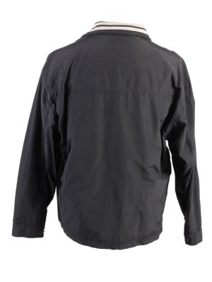 Vintage Nike Lined Mens Windbreaker Jacket Coat S Black -C1920-125797