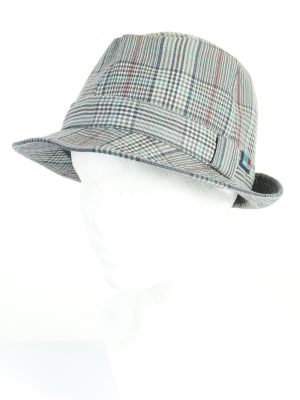 Vintage Mayser 1980s Fashion Mens Trilby Lined Hat Multi HAT1211-0
