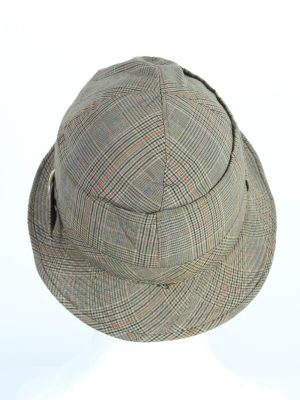 Vintage Sport&Casual 1970s Fashion Mens Short Brim Lined Hat Multi HAT1223-124675