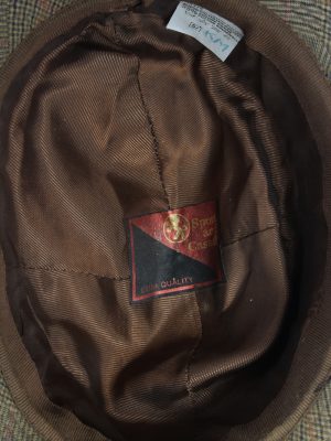 Vintage Sport&Casual 1970s Fashion Mens Short Brim Lined Hat Multi HAT1223-124676