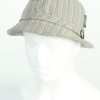 Vintage 1970s Fashion Mens Short Brim Lined Hat Multi HAT1228-0