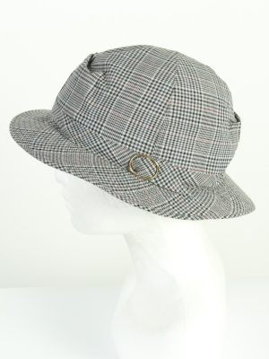 Vintage Topman Esclusiv 1970s Fashion Mens Short Brim Lined Hat Multi HAT1229-124698