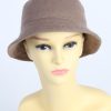 Vintage 1980s Fashion Womens Trilby Short Brim Hat Brown HAT1243-0