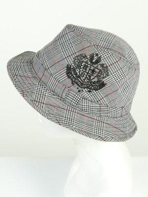 Vintage 1990s Fashion Mens Trilby Lined Hat Multi HAT1263-125568