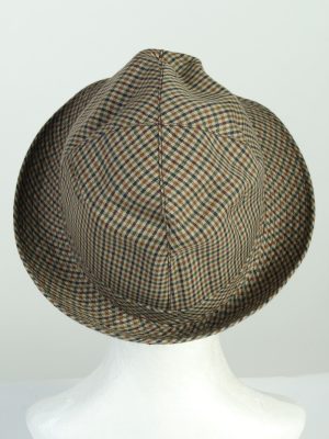 Vintage Fashion Hat 1980s Fashion Mens Trilby Lined Hat Multi HAT1277-125625