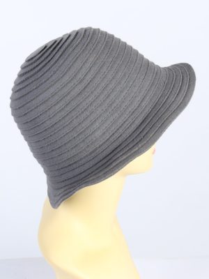Vintage 1990s Fashion Womens Trilby Hat Grey HAT1295-126063