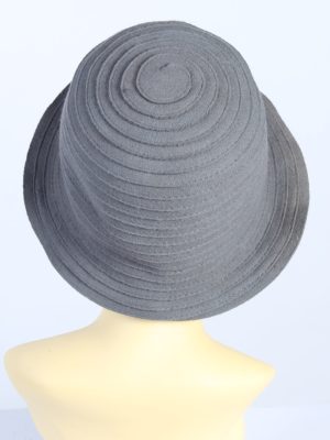 Vintage 1990s Fashion Womens Trilby Hat Grey HAT1295-126064