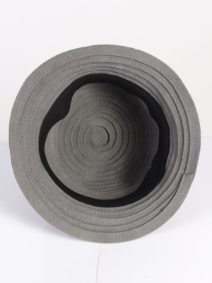 Vintage 1990s Fashion Womens Trilby Hat Grey HAT1295-126065