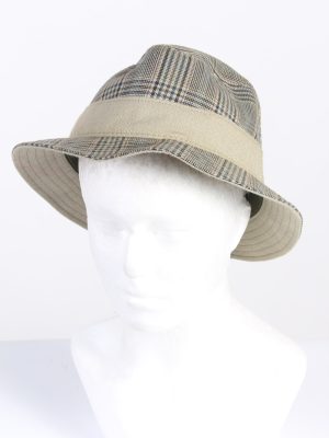 Vintage Wegener 1990s Fashion Mens Trilby Lined Hat Multi HAT1325-0