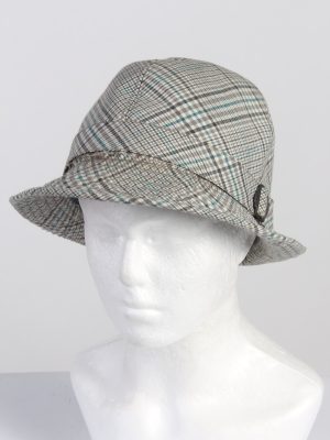 Vintage 1990s Fashion Mens Trilby Lined Hat Multi HAT1328-0