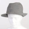 Vintage 1980s Fashion Mens Trilby Hat Multi HAT1334-0
