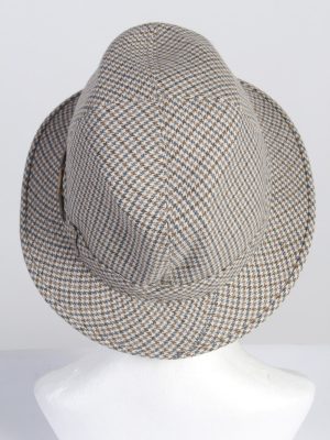 Vintage 1970s Fashion Mens Trilby Hat Multi HAT1342-126252