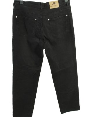 Vintage Lee Cooper High Waist Unisex Lightweight Trouser Jeans W33 L29.5 Black J4489-125059