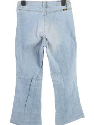 Vintage Lee Kiana Flared Leg Mid Waist Womens Denim Jeans W26 L27 Ice Blue J4571-126485