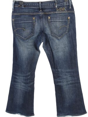 Vintage G-Star Mid Waist Womens Denim Jeans W32 L29 Dark Blue J4578-126513