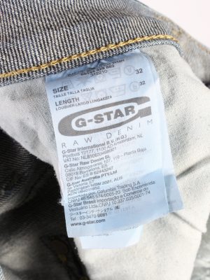 Vintage G-Star Mid Waist Womens Denim Jeans W32 L29 Dark Blue J4578-126515