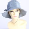 Vintage 1990s Fashion Womens Trilby Ribbon Hat Turquoise HAT1352-0