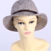 Vintage 1990s Fashion Womens Trilby Ribbon Hat Multi HAT1354-0