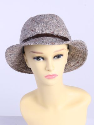 Vintage 1990s Fashion Womens Trilby Ribbon Hat Multi HAT1354-0