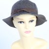 Vintage 1990s Fashion Womens Trilby Ribbon Lined Hat Multi HAT1382-0