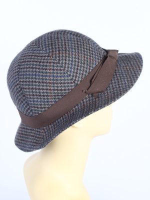 Vintage 1990s Fashion Womens Trilby Ribbon Lined Hat Multi HAT1382-127708